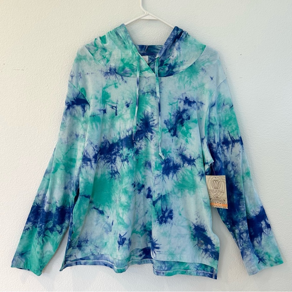 NWT Balance Collection Tie-Dye Hoodie - Size 1X